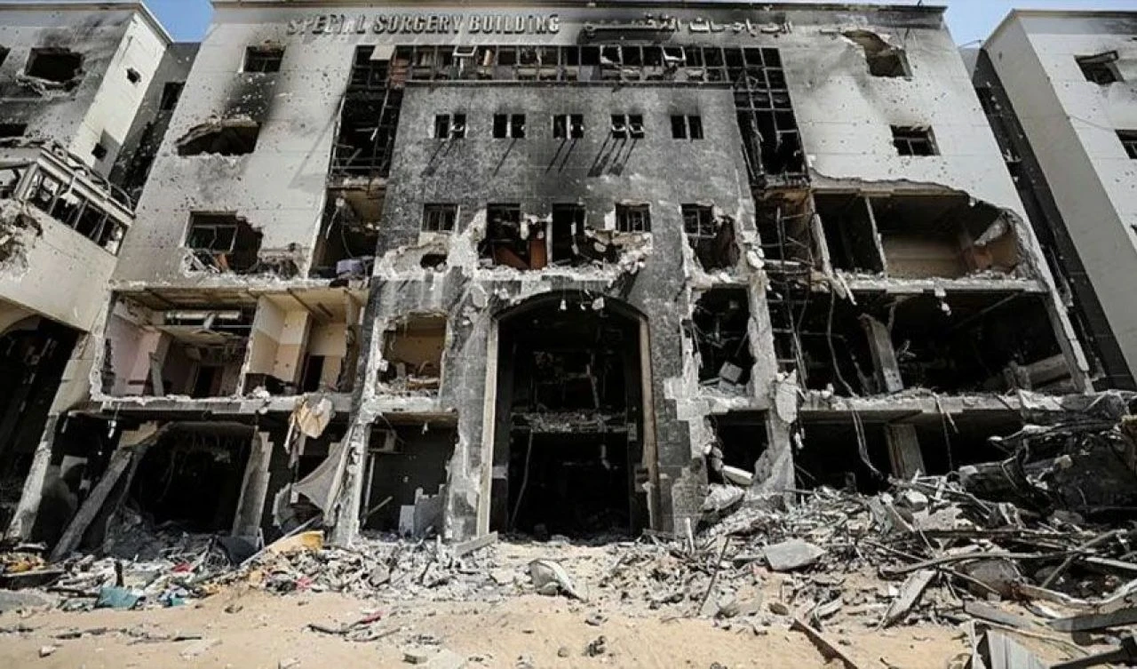 DSÖ, Şifa Hastanesi’nde incelemelerde bulundu: Yıkım yakından görüntüledi - 2. Resim