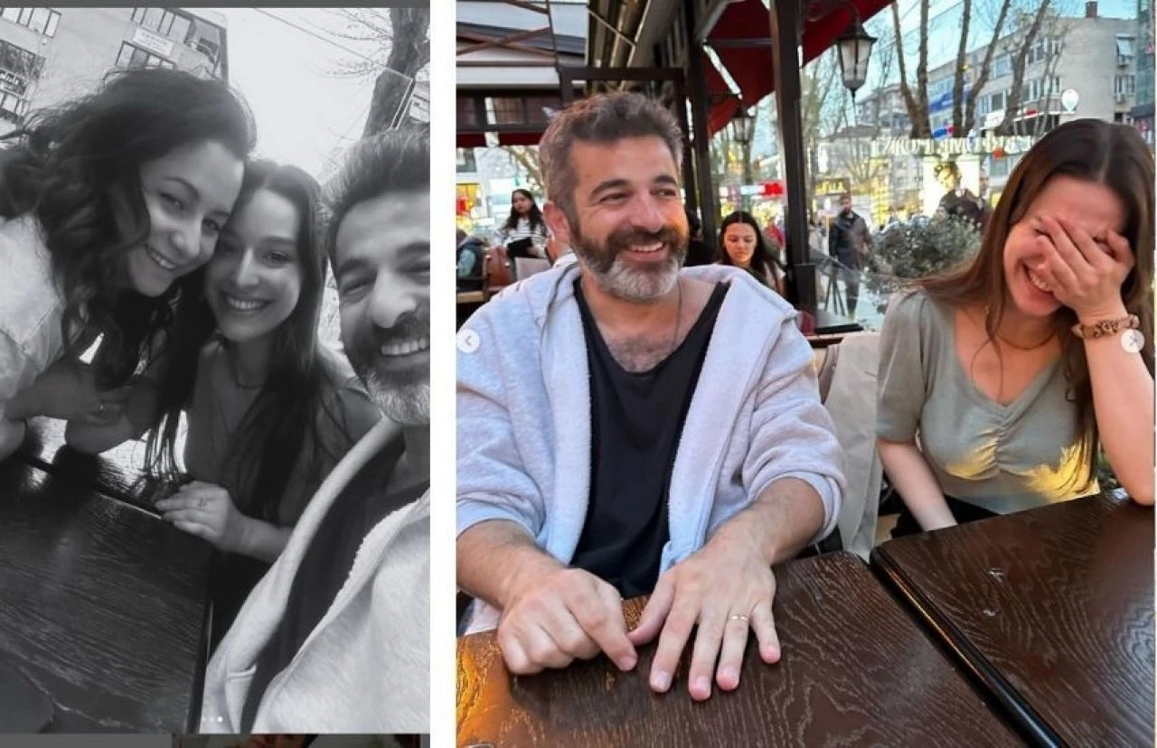 Kızılcık Şerbeti'nde baba kızı oynadılar! İki oyuncun eğlenceli karesine beğeni yağdı - 1. Resim