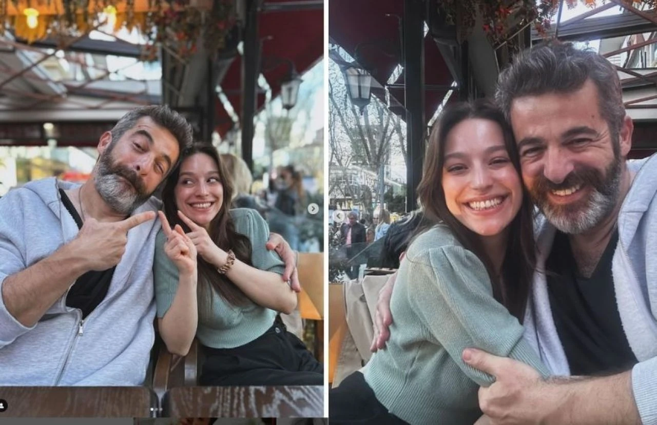 Kızılcık Şerbeti'nde baba kızı oynadılar! İki oyuncun eğlenceli karesine beğeni yağdı - 2. Resim