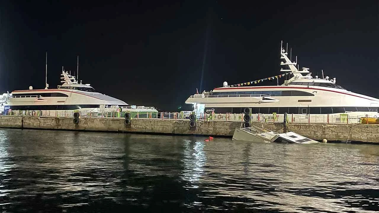 Bursa'da tekne battı - 1. Resim