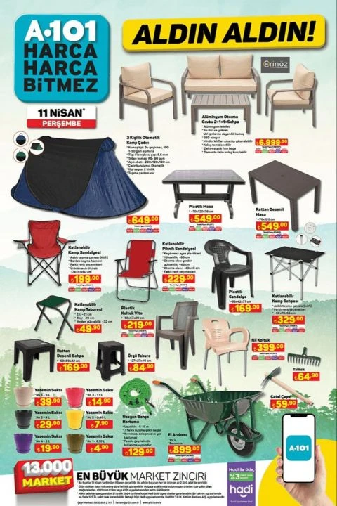 Kamp tutkunlarını çıldırtan indirimler! 2 kişilik otomatik kamp çadırı, katlanabilir kamp sandalyesi 11 Nisan'da A101'de - 4. Resim