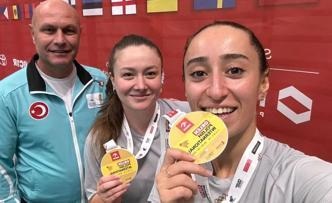 2024 Avrupa Badminton Şampiyonası'nda yarı finale Nazlıcan İnci ve Bengisu Erçetin çıktı - 1. Resim