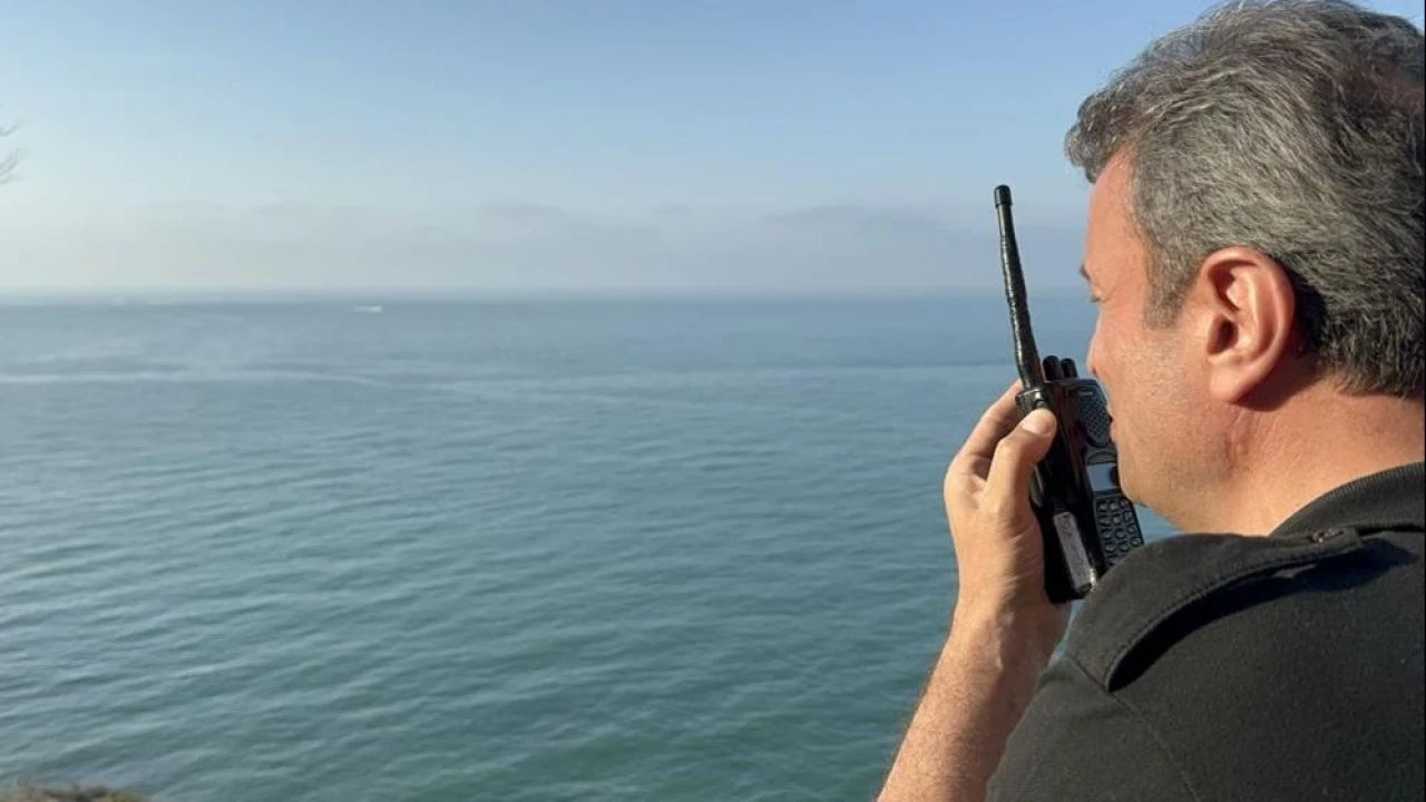 Düzce'de denizdeki cisim ekipleri harekete geçirdi