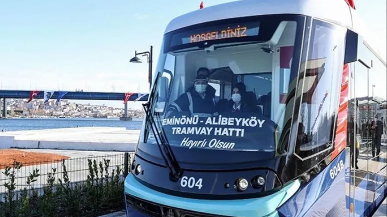 T5 Eminönü - Alibeyköy tramvay hattında teknik aksaklık oldu