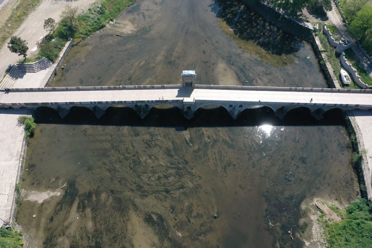 Bahar ayında böylesi görülmemişti! Tunca Nehri'nde balıklar zor durumda