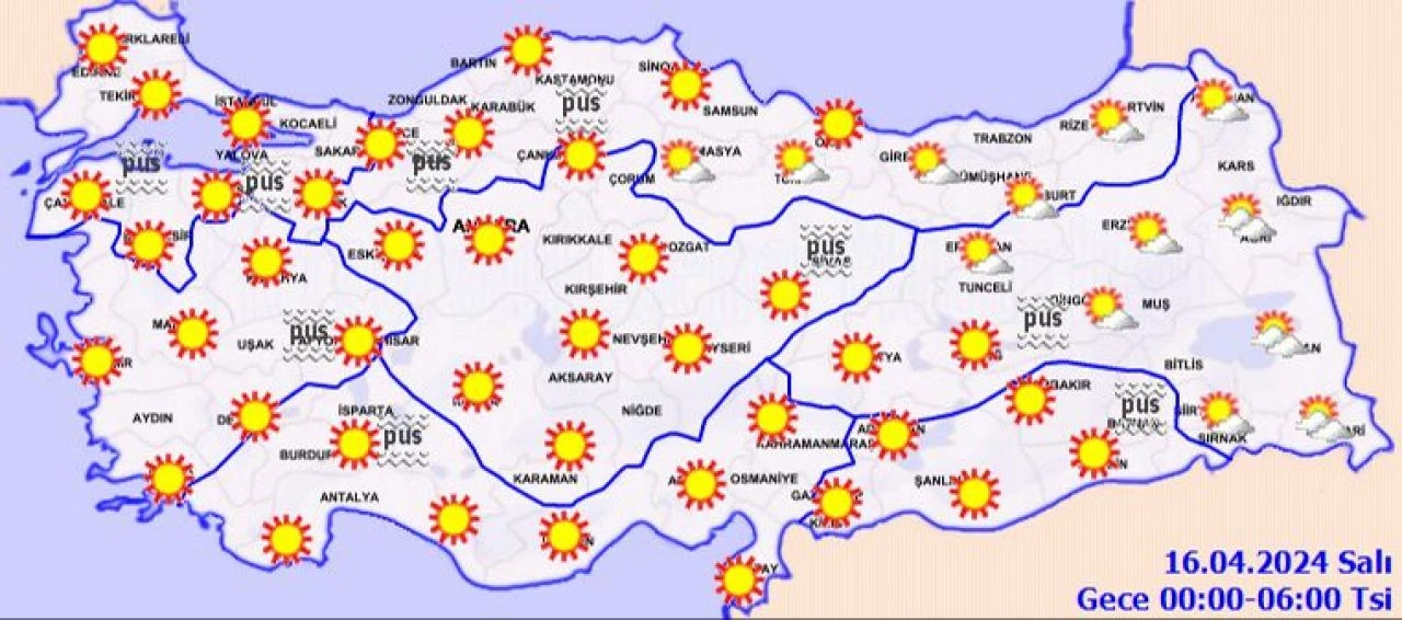 Bugün hava nasıl olacak? Meteoroloji'den iki il için sağanak uyarısı! İstanbul, Ankara, İzmir ve il il 15 Nisan hava durumu