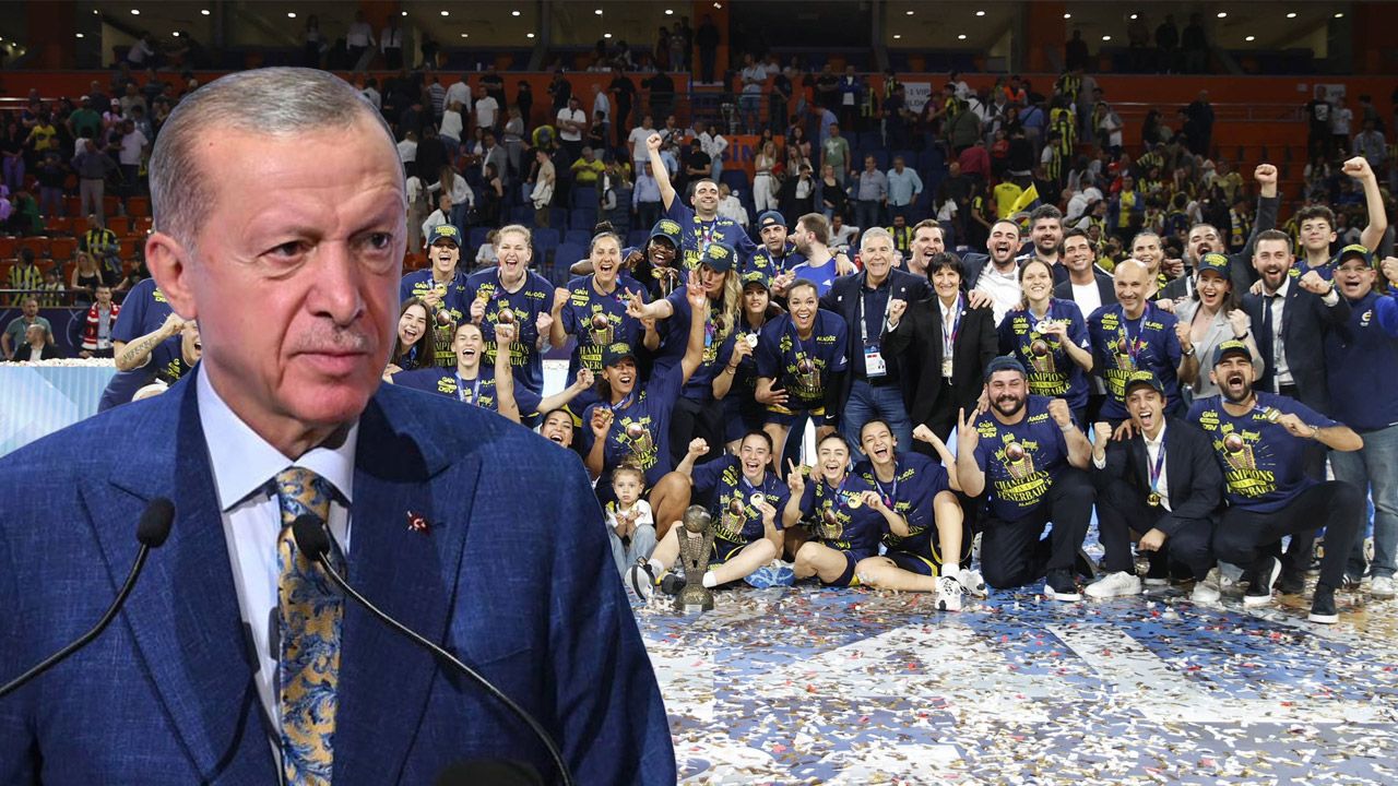 Cumhurbaşkanı Erdoğan&#039;dan Fenerbahçe&#039;ye tebrik 