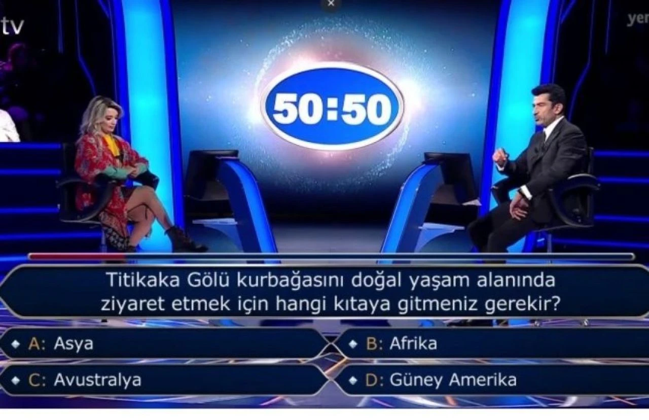 Kim Milyoner Olmak İster'de soruyu bilemeyen yarışmacı stüdyoyu terk etti