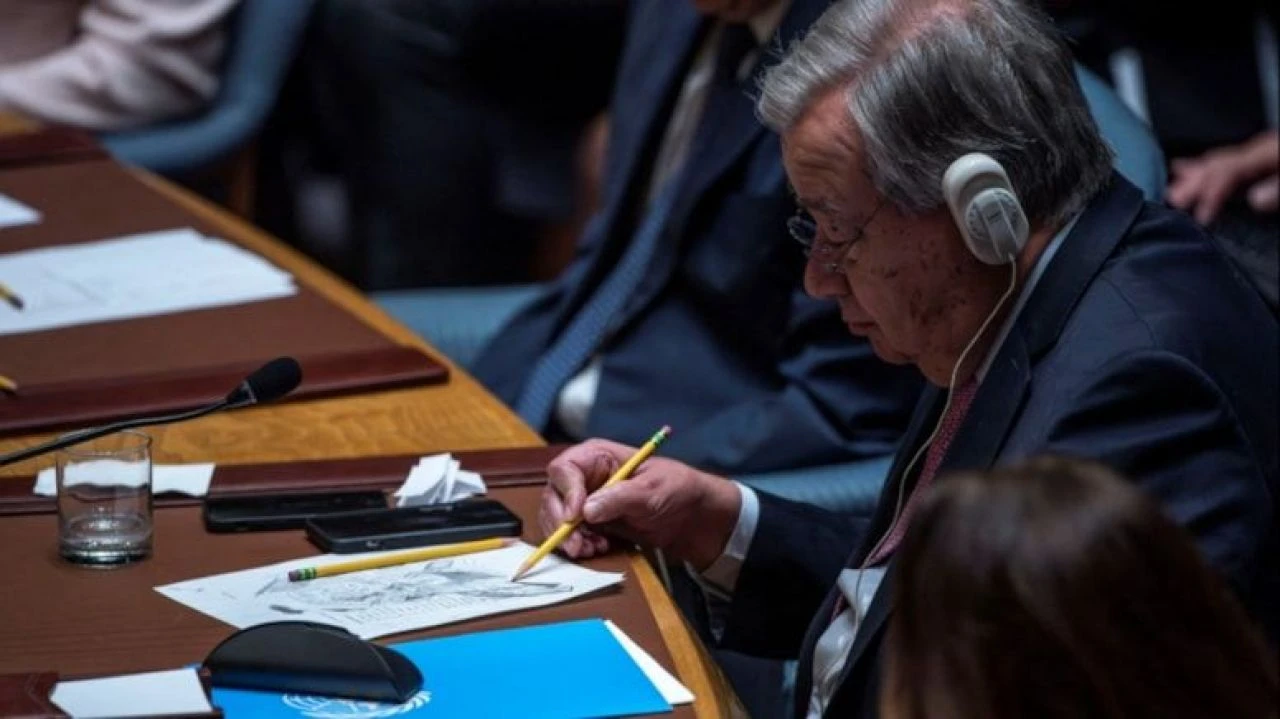 Kritik toplantıda BM Genel Sekreteri Guterres'in yaptığı herkesi şoke etti - 3. Resim