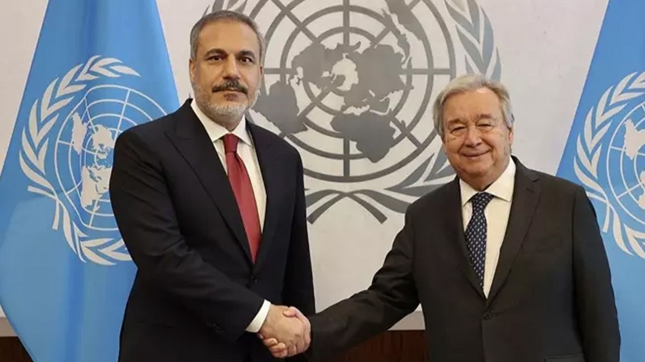 Son dakika! Bakan Fidan, BM Genel Sekreteri ile görüştü