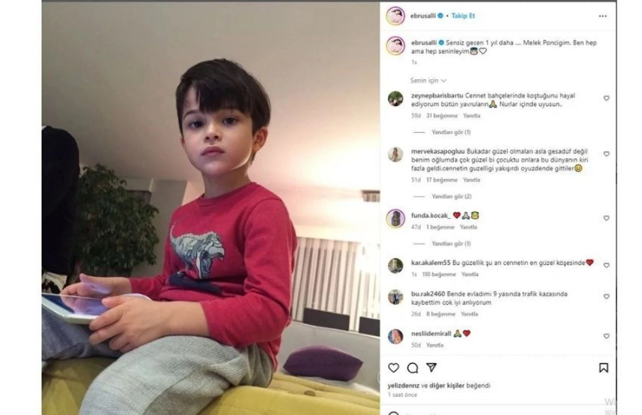 Ebru Şallı'dan kaybettiği oğlu için duygusal mesaj