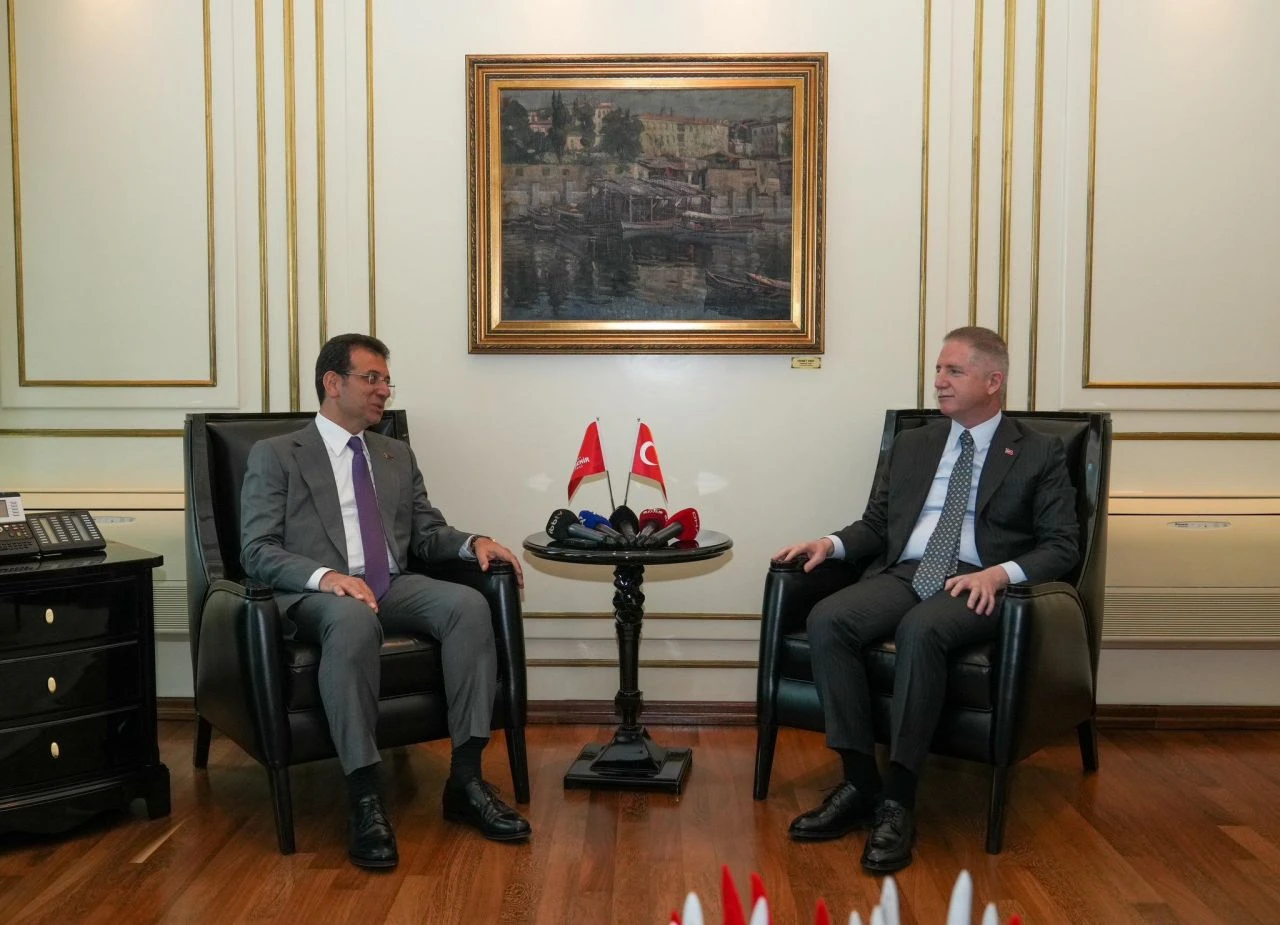 İstanbul Valisi Gül'den Ekrem İmamoğlu'na tebrik ziyareti - 1. Resim