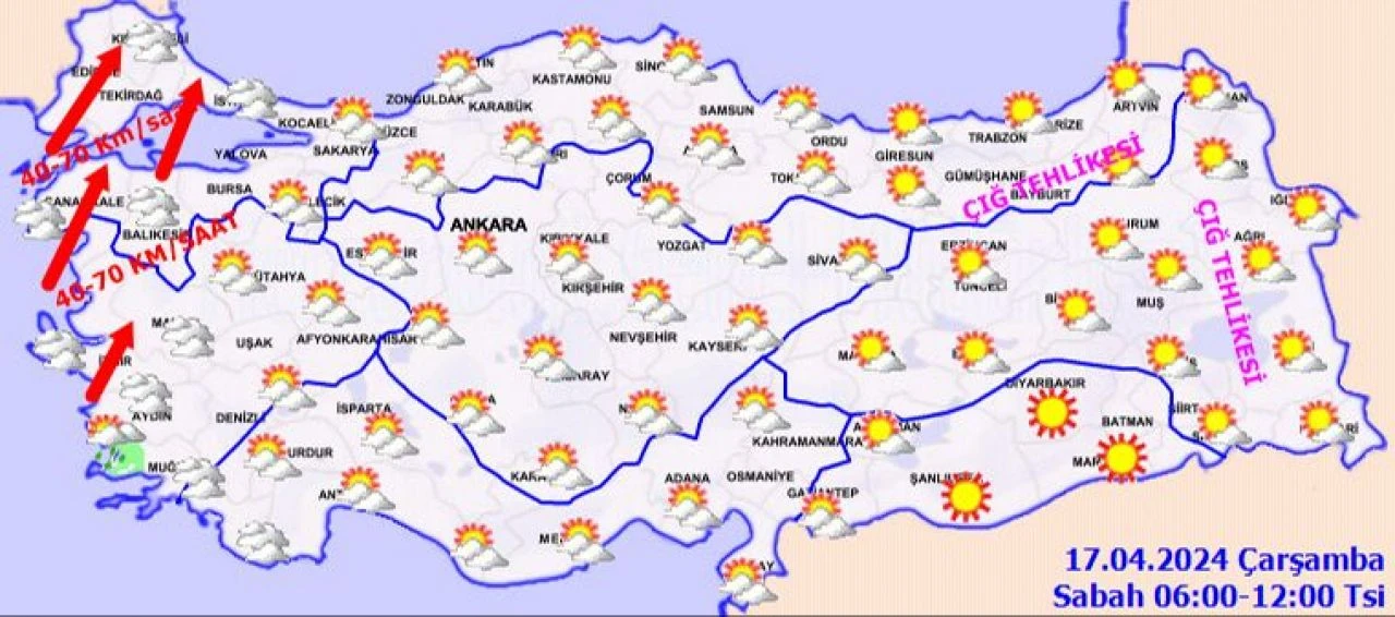 İstanbul için yağmur alarmı! Meteoroloji gün verdi... 17 Nisan hava il il hava durumu - 4. Resim