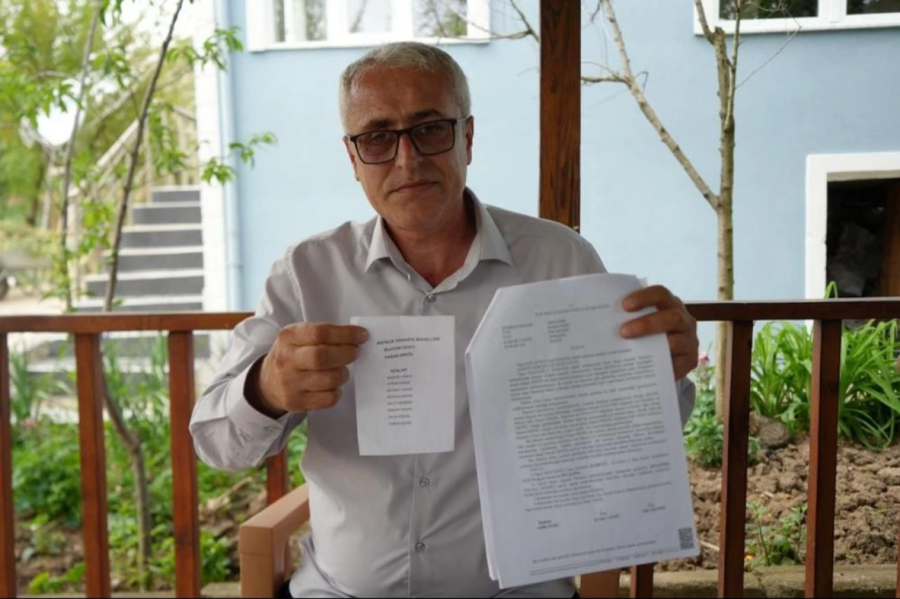 Kocaeli'nde ilginç olay! Babasıyla aynı adı taşıyan muhtarın muhtarlığı düştü