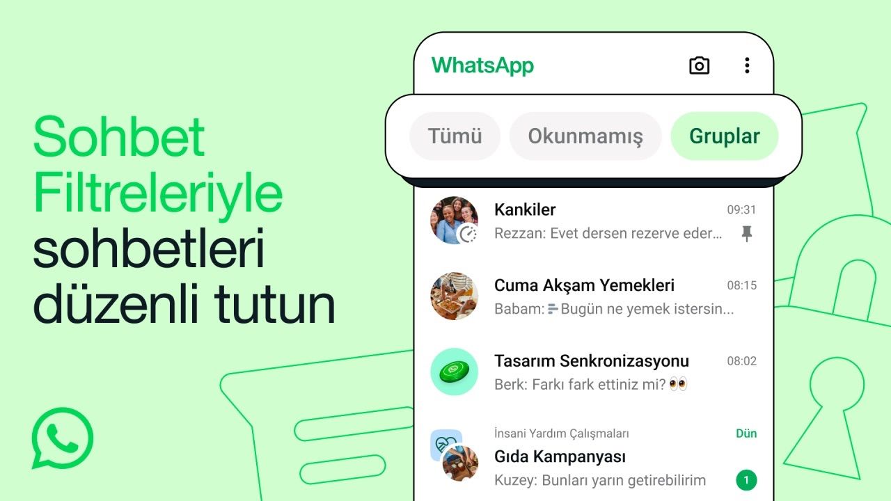 WhatsApp, sohbet filtreleme özelliğini kullanıma açtı