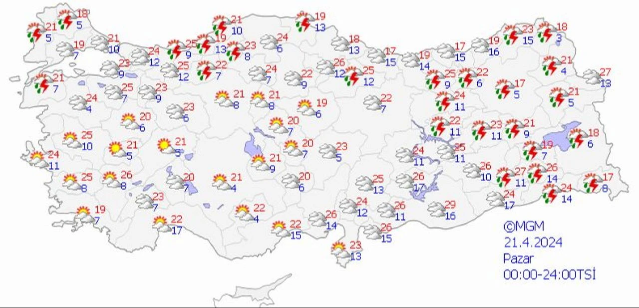 Hava durumu raporuna bakmadan hafta sonu plan yapmayın! Meteoroloji'den sağanak uyarısı - 4. Resim