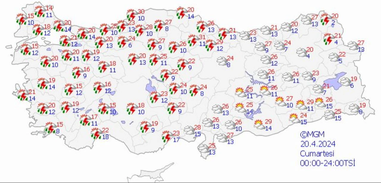 Hava durumu raporuna bakmadan hafta sonu plan yapmayın! Meteoroloji'den sağanak uyarısı - 3. Resim