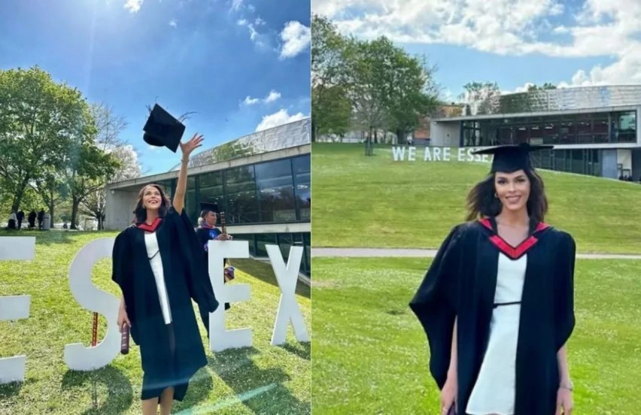 Oyuncu Aslıhan Karalar dereceyle mezun oldu