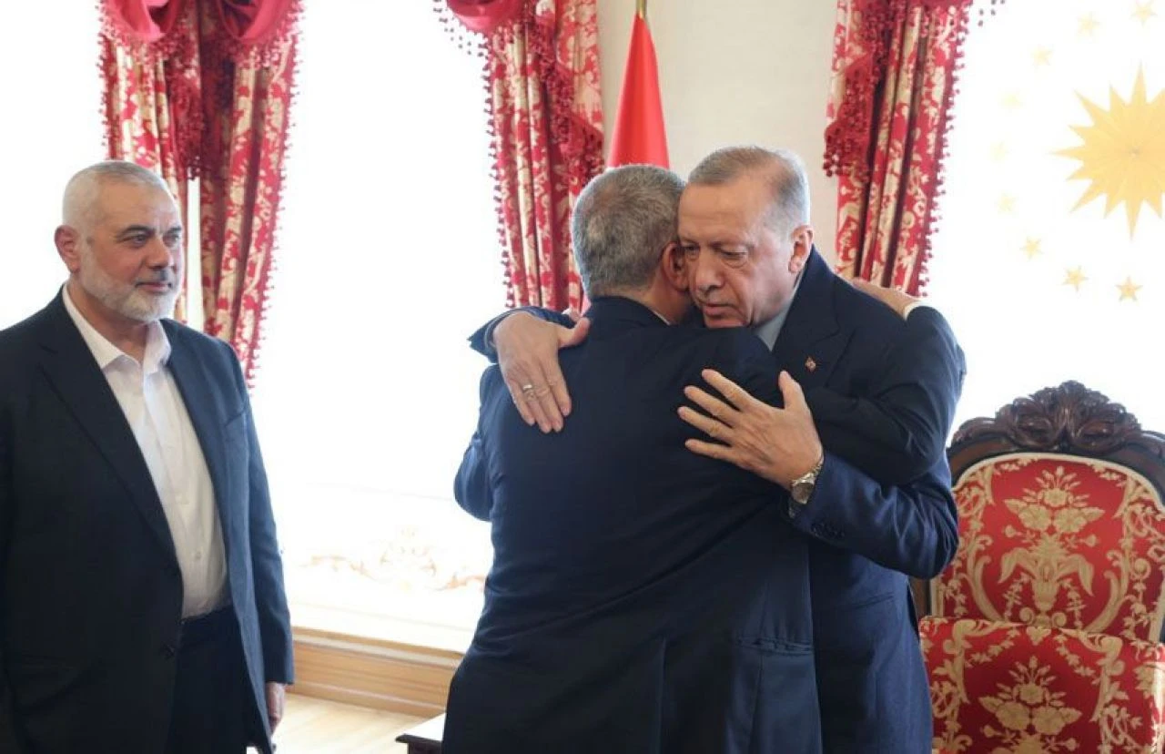 İşte görüşmeden öne çıkan notlar! Cumhurbaşkanı Erdoğan Heniyye ile görüştü - 1. Resim