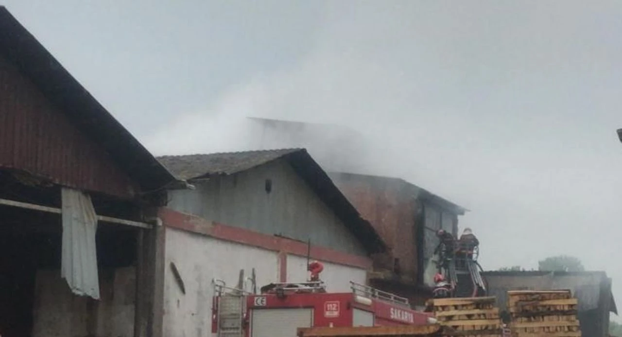 Sakarya'da fabrikada yangın paniği! Ekipler seferber oldu