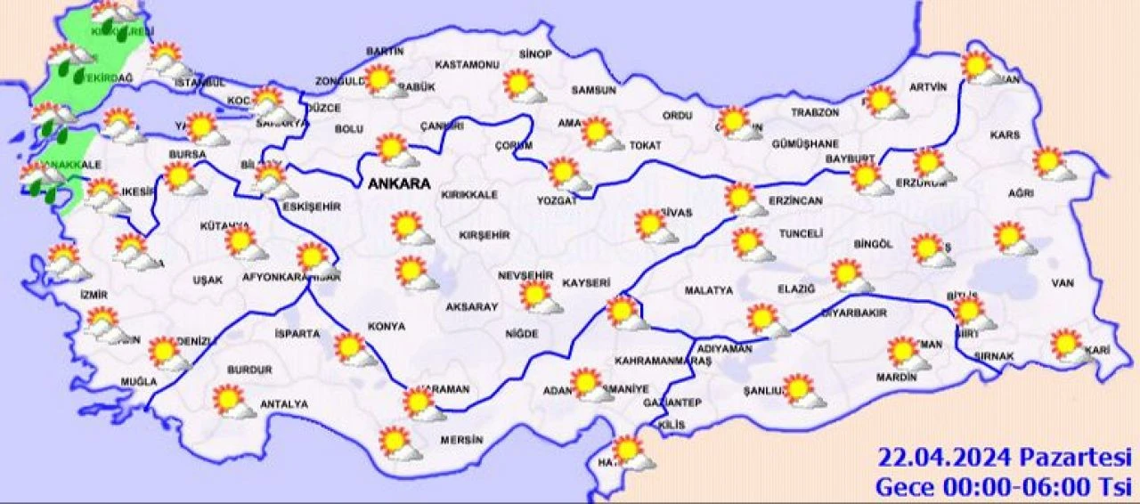 Güneşli günler başladı ama kısa bir mola var! Meteoroloji yağmurların vedası için saat verdi
