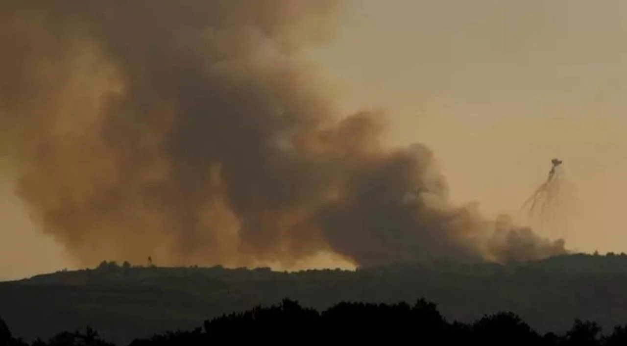 Lübnan'da İsrail'e ait İHA düşürüldü!  - 1. Resim