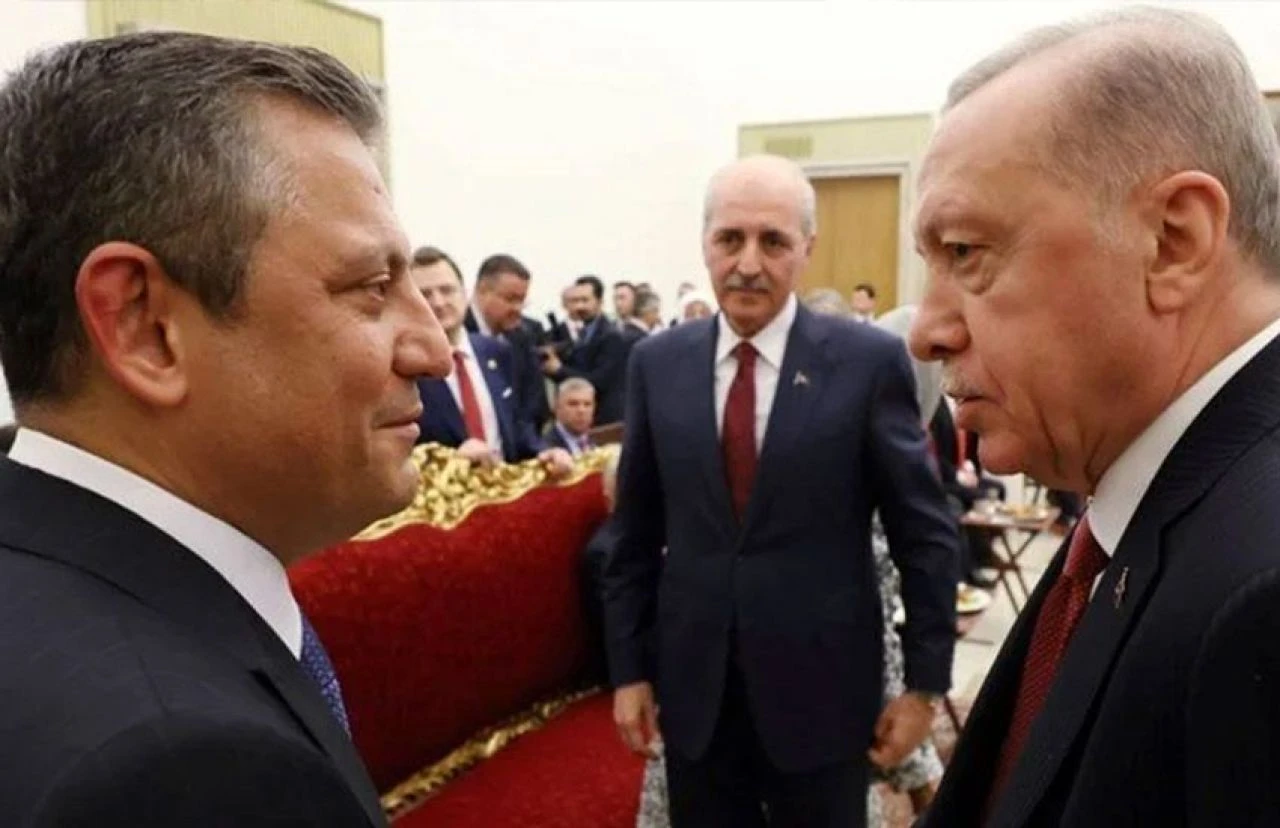 Cumhurbaşkanı Erdoğan ile Özgür Özel TBMM'de bir araya geldi - 1. Resim