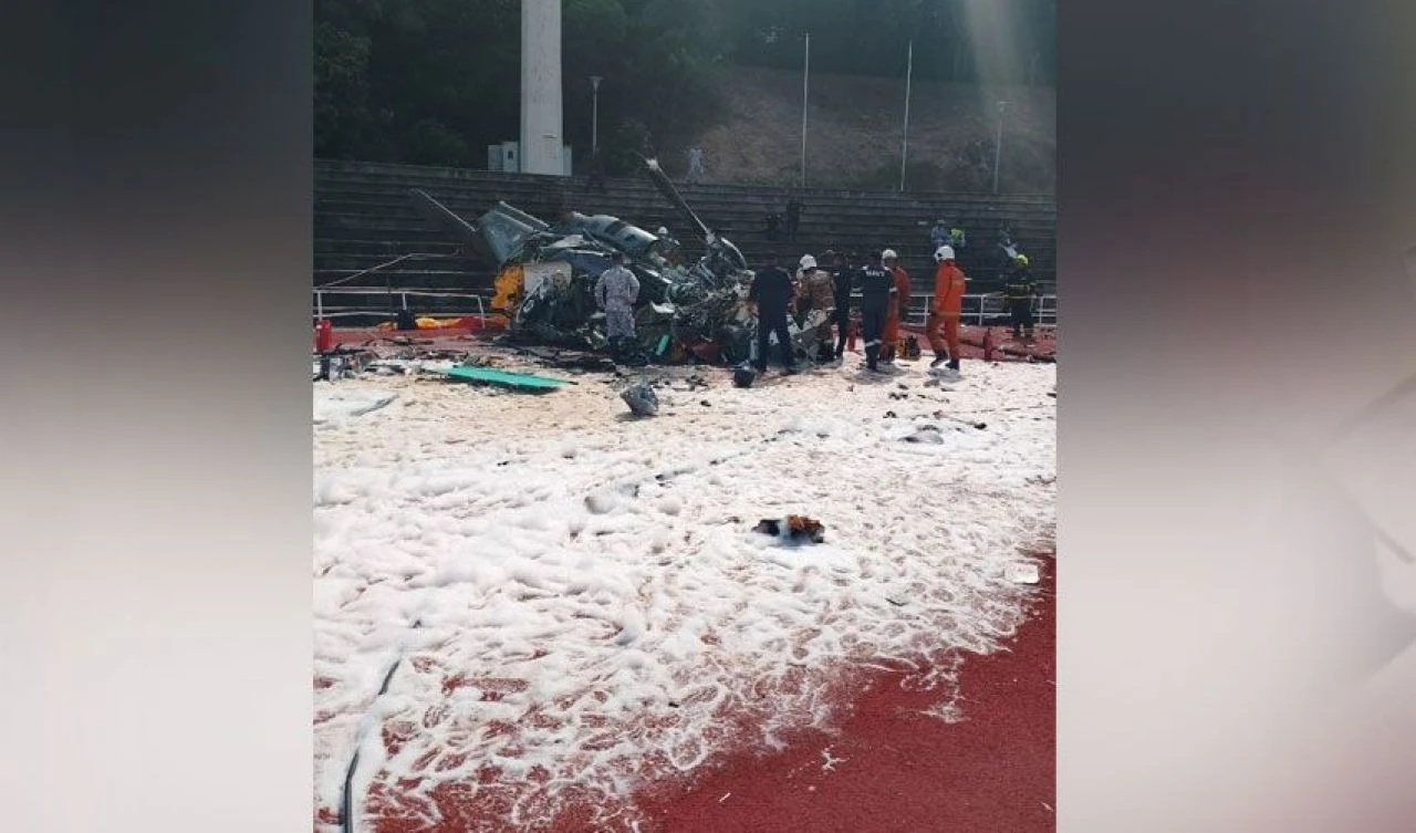 İki askeri helikopter havada çarpıştı: Çok sayıda kişi öldü