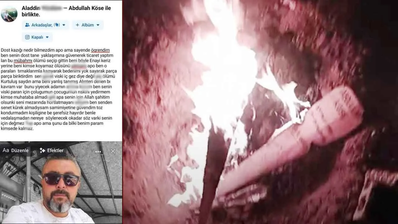 Tüyler ürperten olay: Borçlusunun mezarını açıp ateşe verdi, canlı yayında izletti - 1. Resim