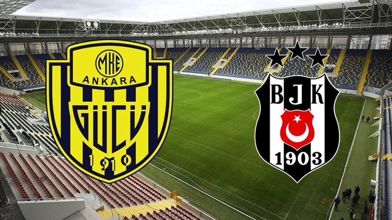 Ziraat Türkiye Kupası yarı finali Ankaragücü - Beşiktaş berabere bitti
