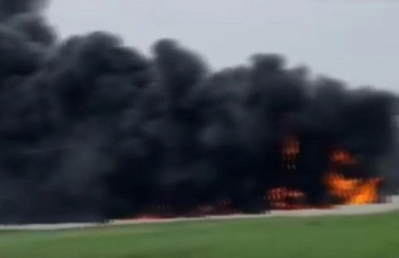 Ankara'da sanayi bölgesinde korkutan yangın - 1. Resim