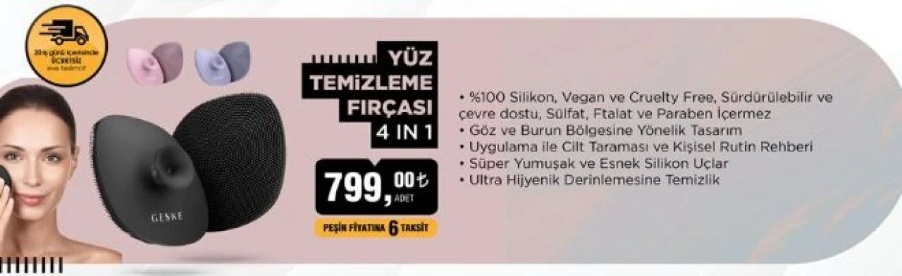 BİM Aktüel cilt bakım ürünlerindeki indirim için son gün Salı! Siyah nokta temizleyici, Yüz kaldırma cihazı ve daha fazlası - 4. Resim