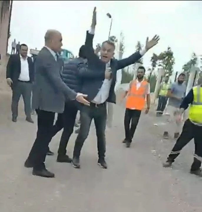 İki ayrı belediyenin çalışanları kavga etti!