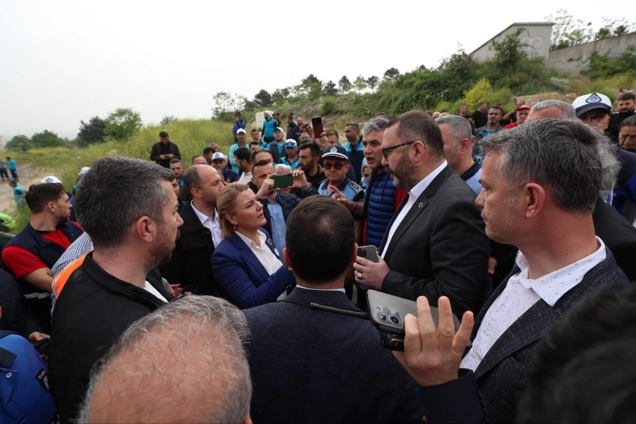 İki ayrı belediyenin çalışanları kavga etti!