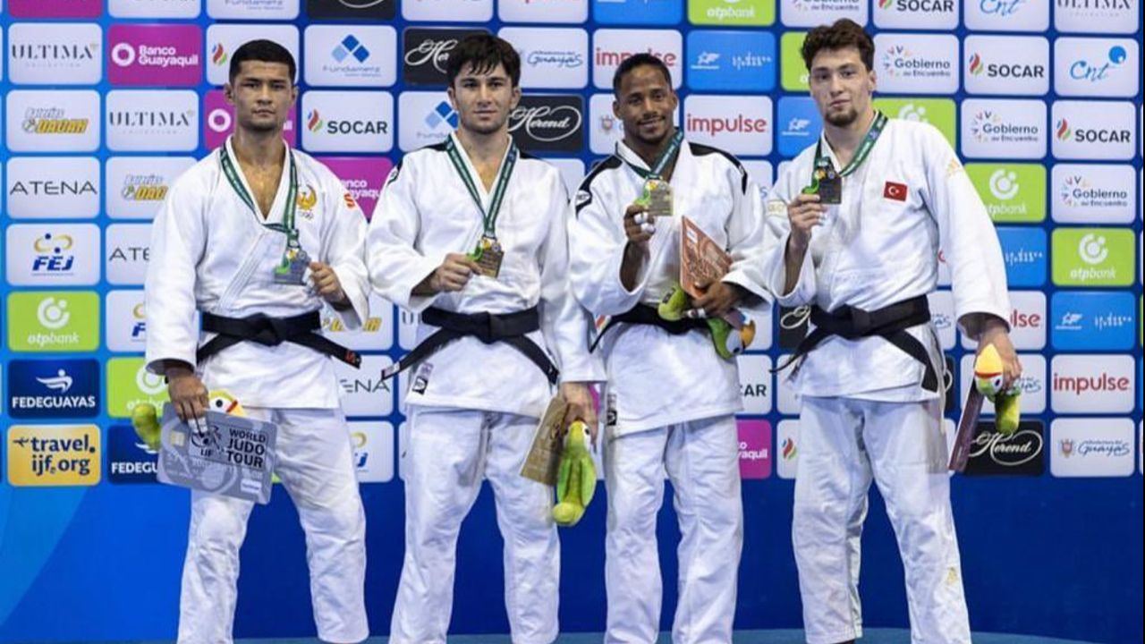 Judo Şampiyonası&#039;nın ilk gününde milli sporculardan 2 madalya