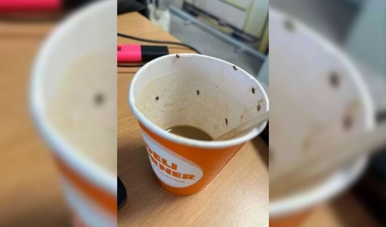 Otomattan kahve içti, hayatından oluyordu