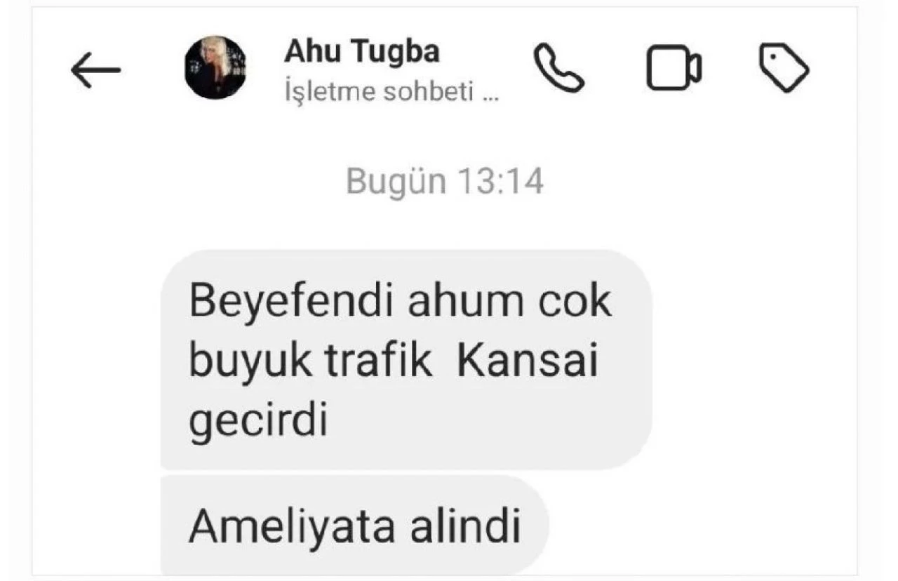 Trafik kazası geçiren Ahu Tuğba ameliyata alındı