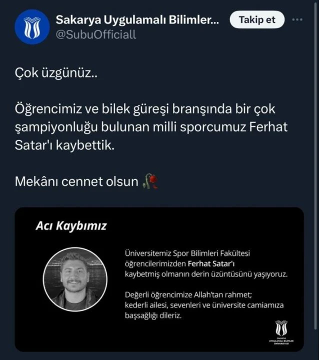 Bir gün önce katıldığı şampiyonada birinci olan milli sporcu ağaca asılı halde bulundu!