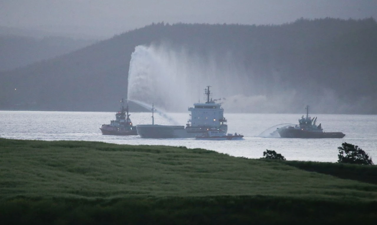 Çanakkale Boğazı'nda panik! O gemi Karanlık Liman'a demirletildi