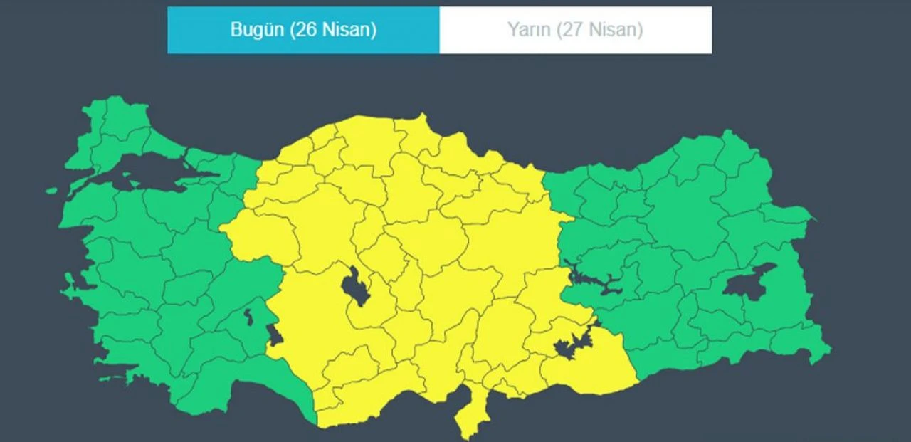 Çöl tozu etkisi sürüyor! Meteoroloji'den 35 ile sarı kodlu uyarı: Dikkatli ve tedbirli olun, tehlikeli olabilir...