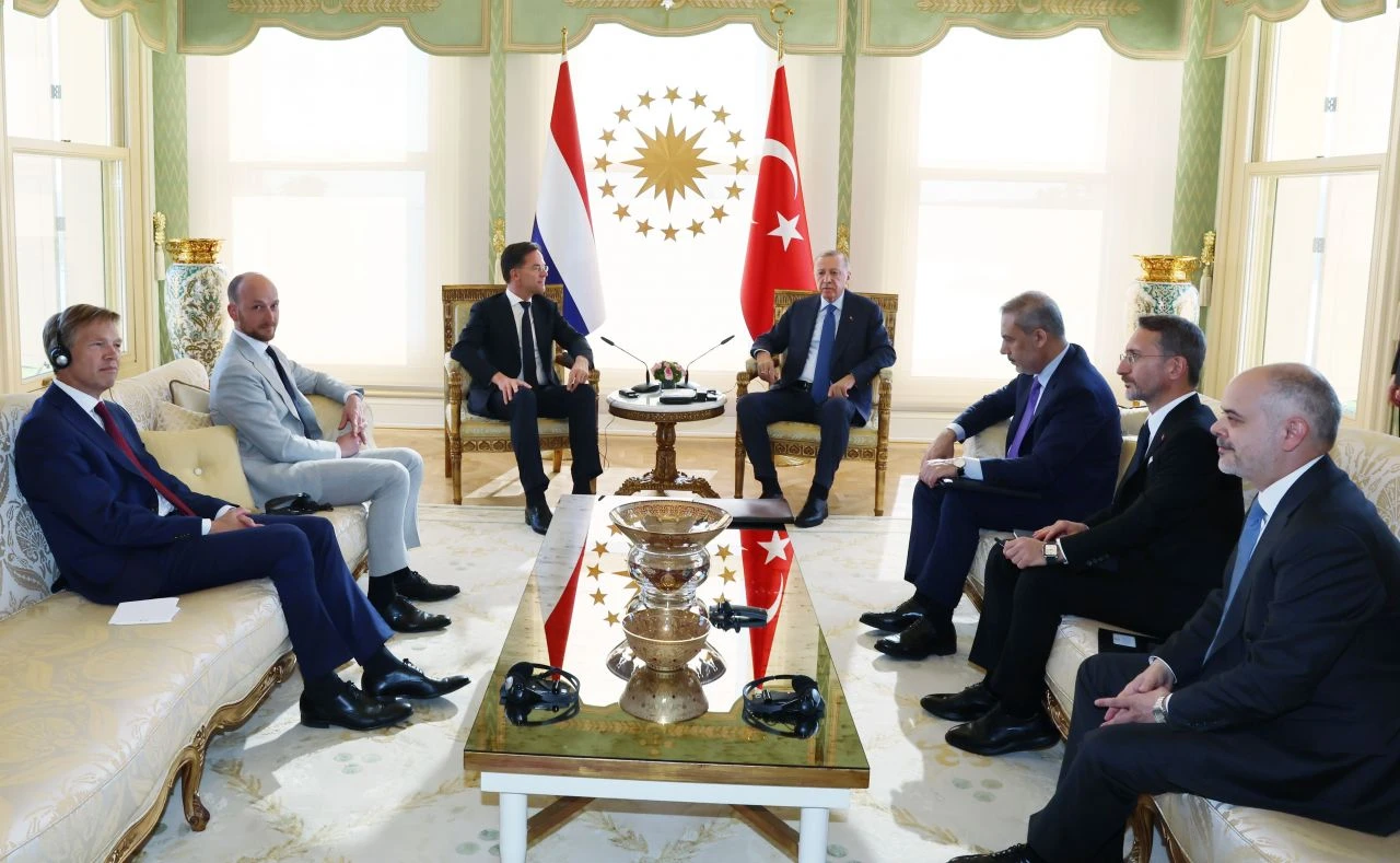 Cumhurbaşkanı Erdoğan Hollanda Başbakanı Rutte'yi kabul etti