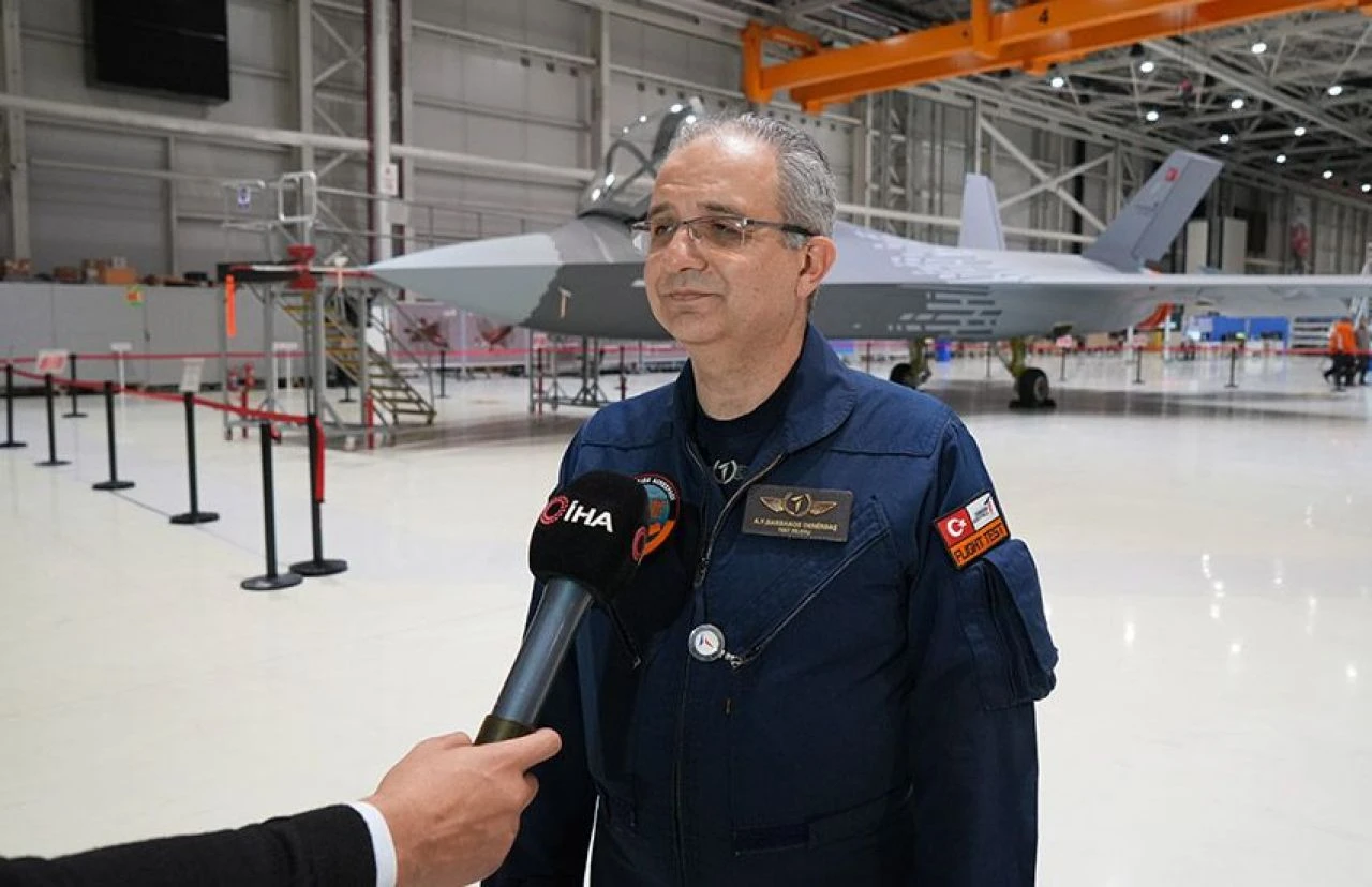 KAAN'ı uçuran pilot kalkıştaki dikkat çeken detayı verdi: O anda hissetmedim!