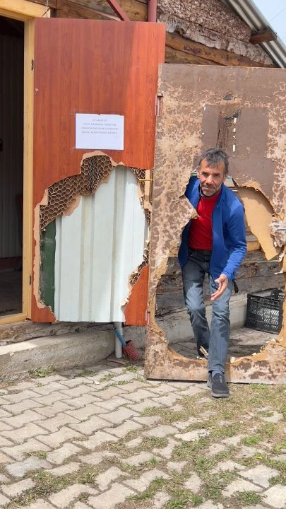 Saldırılardan bıkınca ayıya yazdığı not şaşkına çevirdi! - 1. Resim