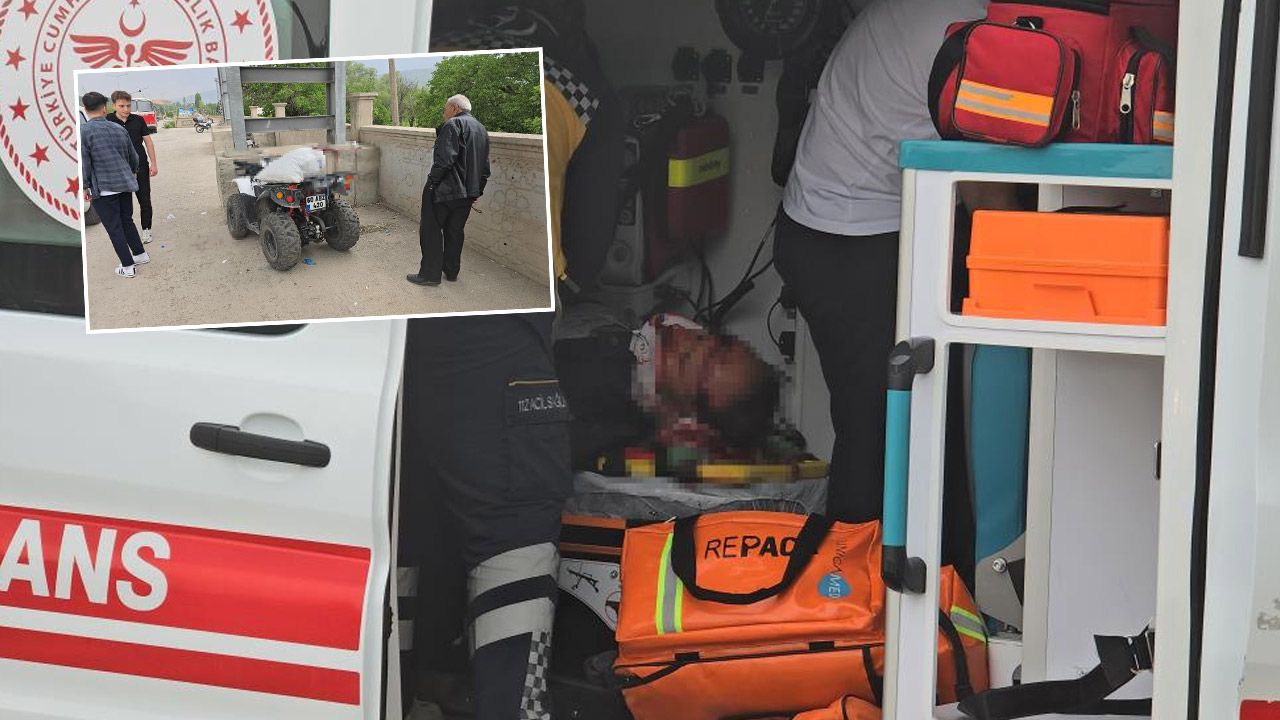 Tokat’ta feci ATV kazası: Yaralılar var!