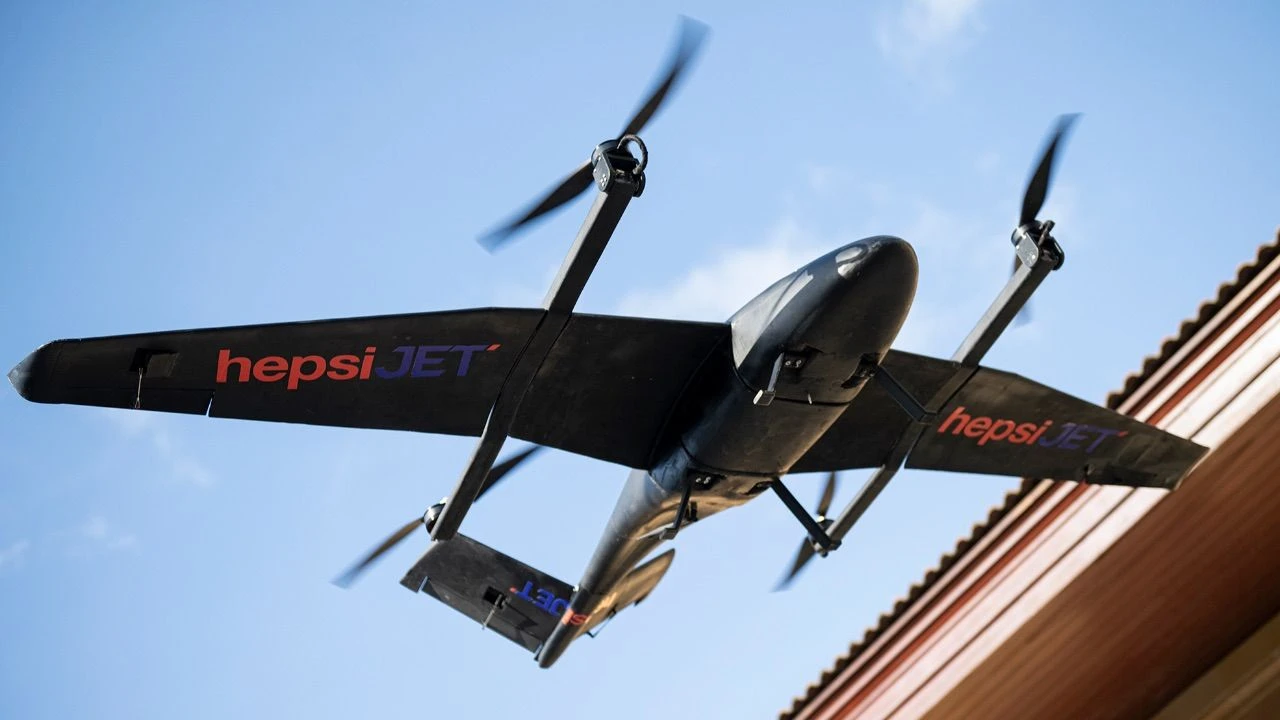 Amazon'a yerli rakip: Hepsiburada drone ile teslimat sistemini test ediyor