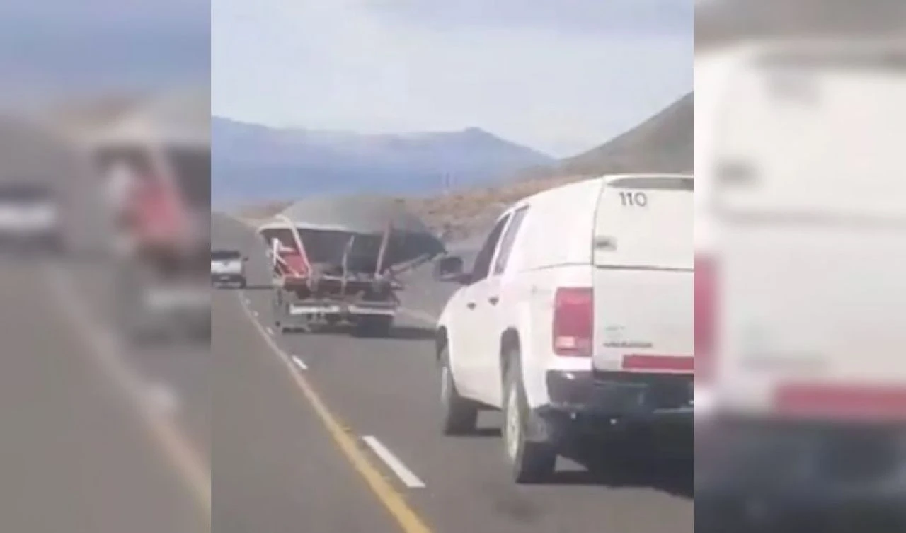 Arjantin'de UFO krizi! Kamyona bağlayıp otoyolda taşıdılar - 3. Resim