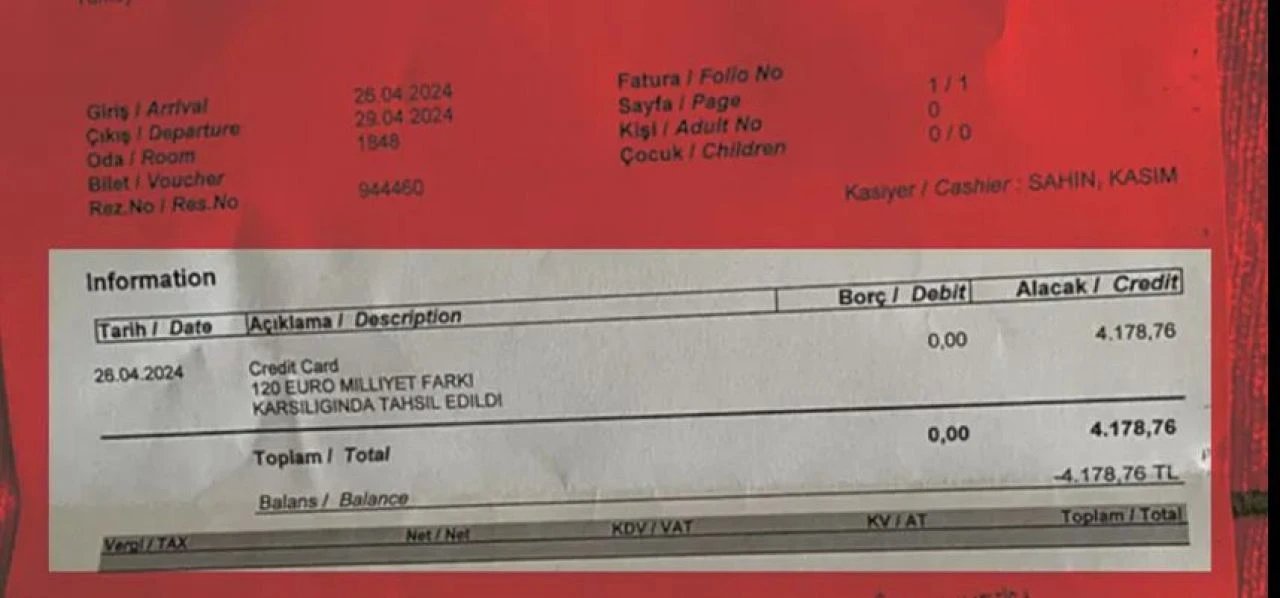 Bakanlık ‘Milliyet Farkı’ ücreti alan otele soruşturma başlattı! - 2. Resim