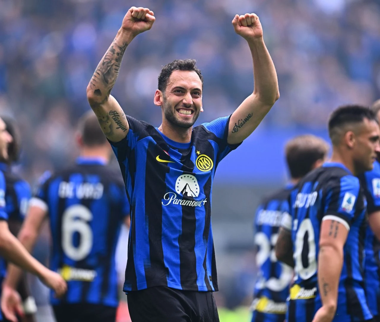Hakan Çalhanoğlu'ndan 4 dakikada 2 gol! Inter'i galibiyete taşıdı - 1. Resim