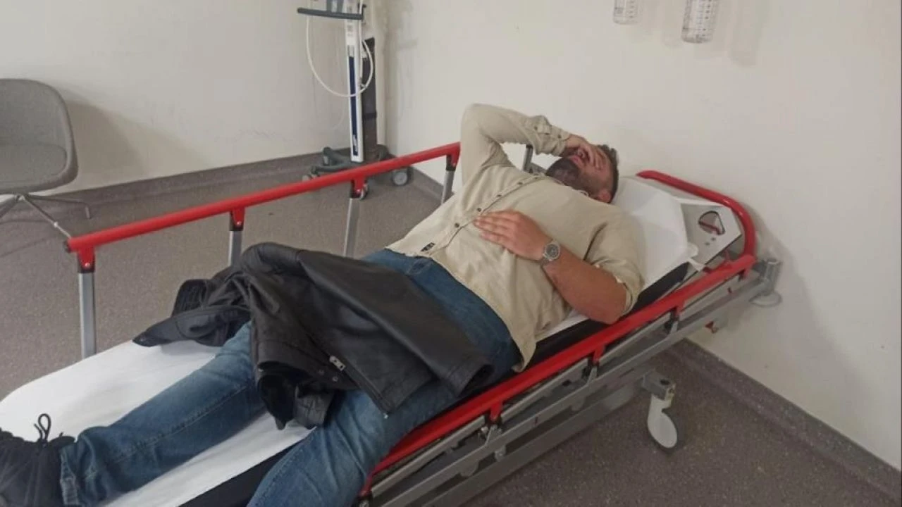 Eğlence merkezinde İhlas Haber Ajansı muhabirine çirkin saldırı!