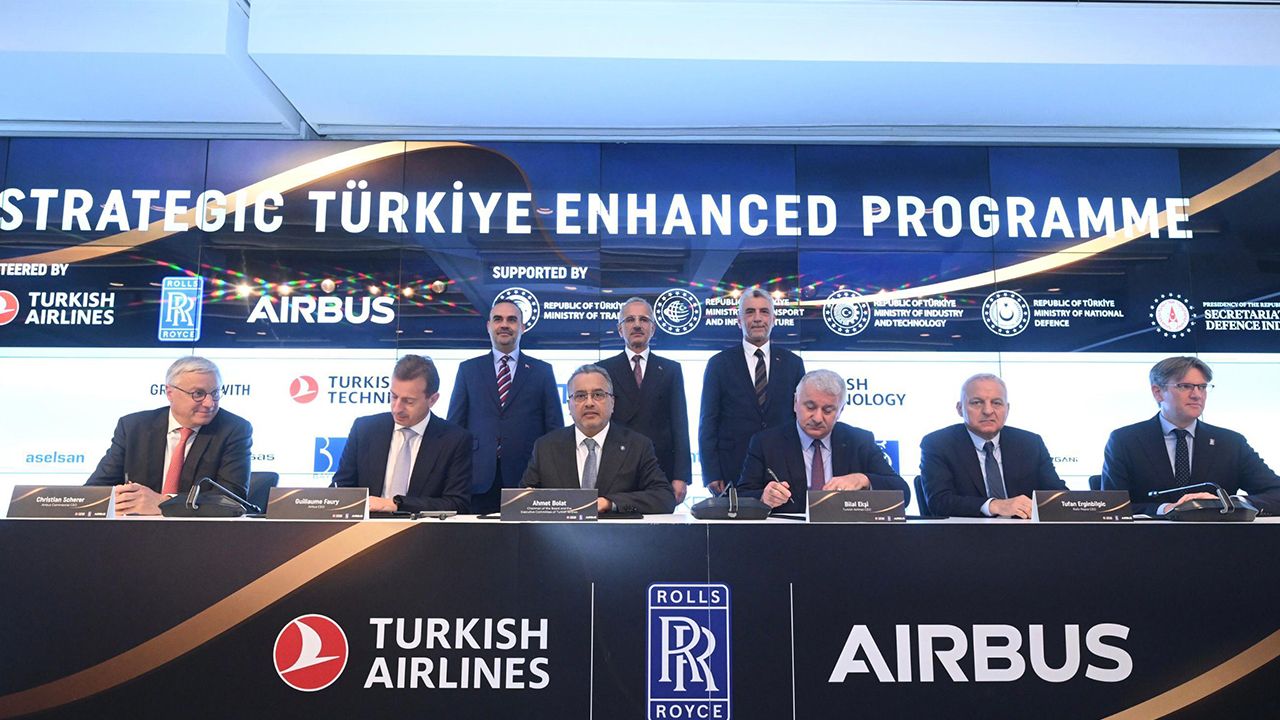 Türk Hava Yolları, Airbus ve Rolls Royce arasında tarihi anlaşma